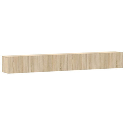 Berkfield Classic 3 Piece Tv Cabinet Set Sonoma Oak Engineered Wood - image 1