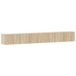 Berkfield Classic 3 Piece Tv Cabinet Set Sonoma Oak Engineered Wood - thumbnail 1