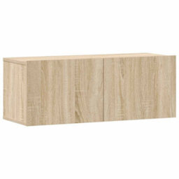 Berkfield Classic 3 Piece Tv Cabinet Set Sonoma Oak Engineered Wood - thumbnail 4
