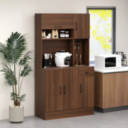 Freestanding Buffet Cupboard Kitchen Storage Cabinet - thumbnail 4