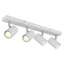 Luminosa Lighting Luminosa James Ceiling Spotlight Bar White Matt 4X Gu10 - thumbnail 1