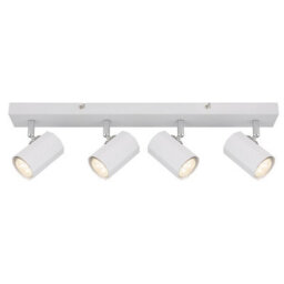 Luminosa Lighting Luminosa James Ceiling Spotlight Bar White Matt 4X Gu10 - thumbnail 3