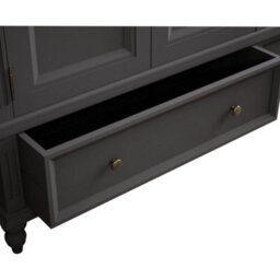 Furniture 48 Philippe Oak And Charcoal Grey Painted Triple Wardrobe - thumbnail 3