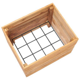 Berkfield Raised Bed 50X40X38 Cm Recycled Teak And Steel - thumbnail 5
