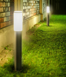 CGC Lighting Cgc Stainless Steel Outdoor Garden Short Post Pathway Light - thumbnail 2