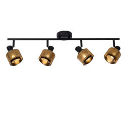 Lucide Rafa 4 Light Spotlight Bar Black - thumbnail 2