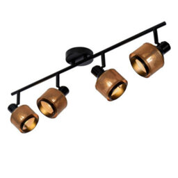 Lucide Rafa 4 Light Spotlight Bar Black - thumbnail 8