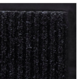 Berkfield Door Mat 90 X 150 Cm Black Pvc - thumbnail 5