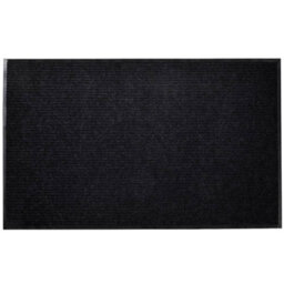 Berkfield Door Mat 90 X 150 Cm Black Pvc