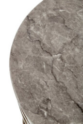 Orsina Decent Marble Side Table For Dinning Room, Elegant Decorative Bedside Table, Stylish Small Round Sidetable - thumbnail 4