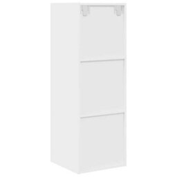 Walplus Wall-Mounted Tv Cabinet White 37X37X107 Cm Engineered Wood - thumbnail 9