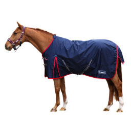 "Whitaker Rastrick V2 Standard-Neck Contrast Ail Horse Turnout Rug Navy (5 6"")"