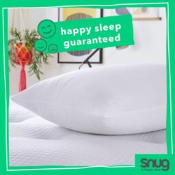 Snug Breathable Bamboo Medium Hypoallergenic Pillow - thumbnail 5
