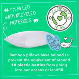 Snug Breathable Bamboo Medium Hypoallergenic Pillow - thumbnail 6