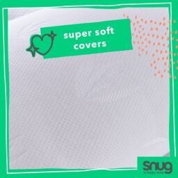 Snug Breathable Bamboo Medium Hypoallergenic Pillow - thumbnail 3