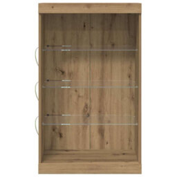 Berkfield Sideboard With Led Lights Artisan Oak 60,5X37X100 Cm - thumbnail 5