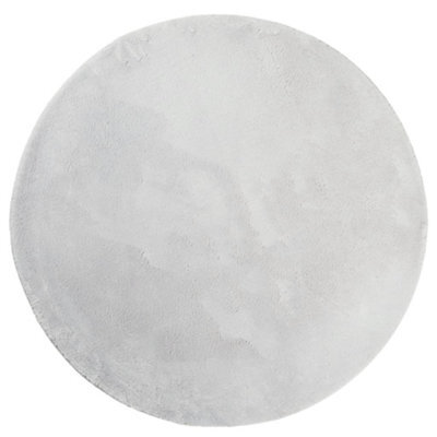 Berkfield Modern Rug Huarte Short Pile Soft And Washable Grey Size  100 Cm