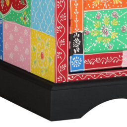 Berkfield Coffee Table Multicolour 90X50X40 Cm Solid Wood Mango - thumbnail 8