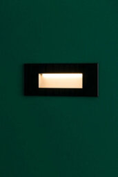 Luminosa Lighting Luminosa Dart Recessed Wall Lamp Matt Black Ip65 3000K - thumbnail 2