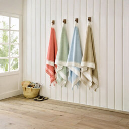 The Lyndon Company Shoreline Stripe 100% Cotton Beach Towel - thumbnail 3