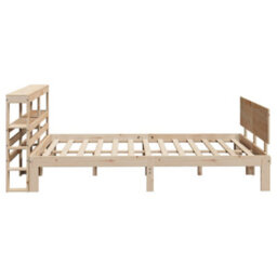 Berkfield Bed Frame With Headboard Without Mattress 160X200 Cm - thumbnail 5