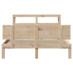 Berkfield Bed Frame With Headboard Without Mattress 160X200 Cm - thumbnail 4
