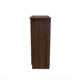 Hampshire 4 Drawer Deep Chest Of Drawers In Noche Walnut (Ready Assembled) - thumbnail 2