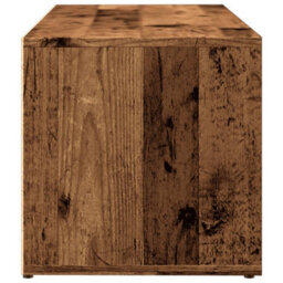 Berkfield Shoe Storage Bench Old Wood 105X35X35 Cm Engineered Wood - thumbnail 5