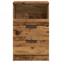Berkfield Bedside Cabinets 2 Pcs Old Wood 40X36X65 Cm Engineered Wood - thumbnail 5