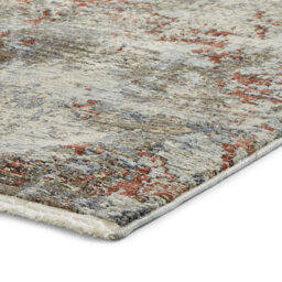 Traditional Grey Terra Abstract Easy To Clean Rug For Dining Room-160Cm X 220Cm - thumbnail 5