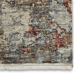Traditional Grey Terra Abstract Easy To Clean Rug For Dining Room-160Cm X 220Cm - thumbnail 4