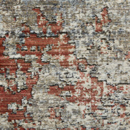 Traditional Grey Terra Abstract Easy To Clean Rug For Dining Room-160Cm X 220Cm - thumbnail 2