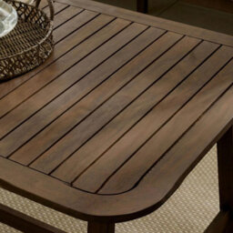 Furniturebox Lydiard 8 Seat Wooden Garden Table & Chairs,  Brown Patio Outdoor Dining Set, Garden Sofa Set, Bench,table & Chairs - thumbnail 2