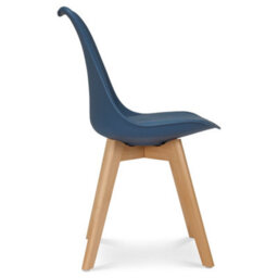 Bravich Rocco Tulip Dining Chair - Navy - thumbnail 8