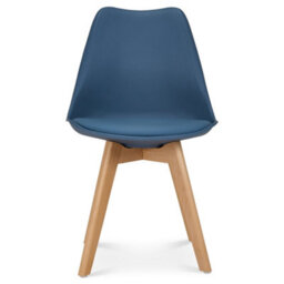 Bravich Rocco Tulip Dining Chair - Navy