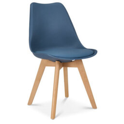 Bravich Rocco Tulip Dining Chair - Navy - thumbnail 4