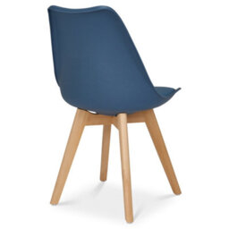 Bravich Rocco Tulip Dining Chair - Navy - thumbnail 7