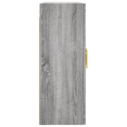 Berkfield Wall Mounted Cabinet Grey Sonoma 69.5X34X90 Cm - thumbnail 8