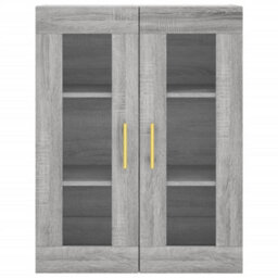 Berkfield Wall Mounted Cabinet Grey Sonoma 69.5X34X90 Cm - thumbnail 7
