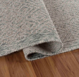 Modern Harper Greek Key Design Outdoor-Indoor Rugs Silver 50X80 Cm - thumbnail 4