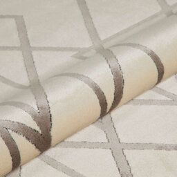 Light Grey Modern Chequered Geometric Easy To Clean Modern Bedroom Dining Room And Living Room Rug-240Cm X 300Cm - thumbnail 6