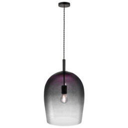 Nordlux Uma 30 Indoor Living Dining Glass Pendant Ceiling Light In Grey (Diam) 29Cm - thumbnail 4