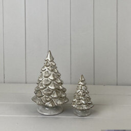 Four Candle Satchville Beige Mottle Ceramic Tree - thumbnail 2