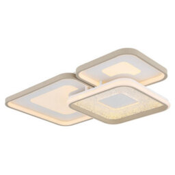 Luminosa Lighting Luminosa Mosaiko Triple Square Semi Flush Ceiling Light Matt White Led 2700/6000K - thumbnail 9