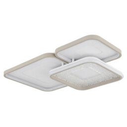 Luminosa Lighting Luminosa Mosaiko Triple Square Semi Flush Ceiling Light Matt White Led 2700/6000K - thumbnail 3
