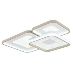 Luminosa Lighting Luminosa Mosaiko Triple Square Semi Flush Ceiling Light Matt White Led 2700/6000K - thumbnail 6