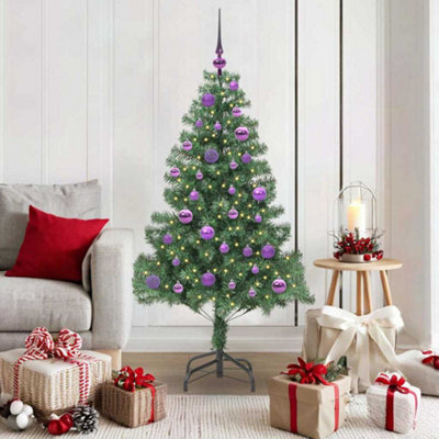 Vidaxl Christmas Tree With 150 Leds With Stand Green 150 Cm Pvc - image 1