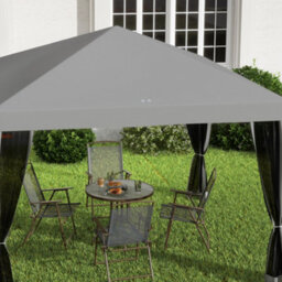Outsunny Heavy Duty Pop Up Gazebo With Removable Mesh Sidewall Grey - thumbnail 7