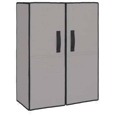 Berkfield Practical Shoe Cabinet Grey 60X28X90 Cm Fabric - image 1