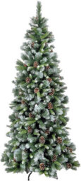 Snowtime Frosted Glacier Christmas Tree With Pine Cones - 8Ft/240Cm